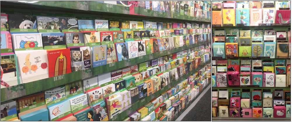 Wide stunning collection of greeting cards and gift wrappings